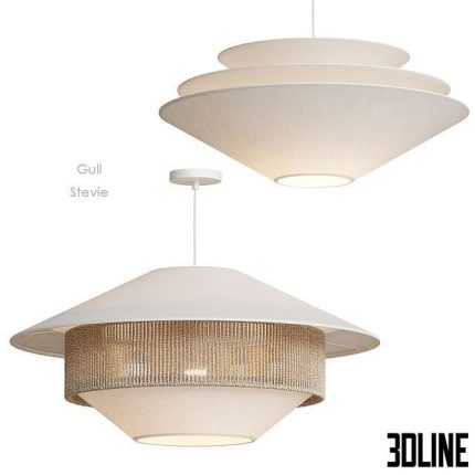 Gull Stevie Pendant lamp West Elm 0(3dline.net)