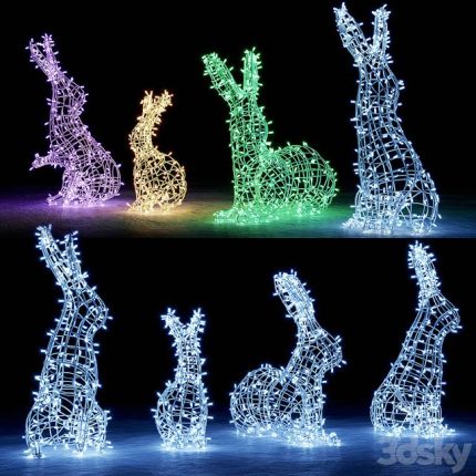 Hares from garlands 0
