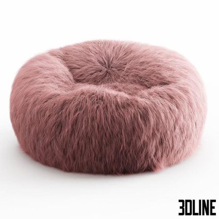Himalayan Faux-Fur Beanbag 0(3dline.net)