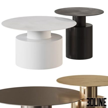 Homary round coffee table 0(3dline.net)