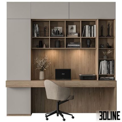 Home Office - Office Furniture 456 0(3dline.net)