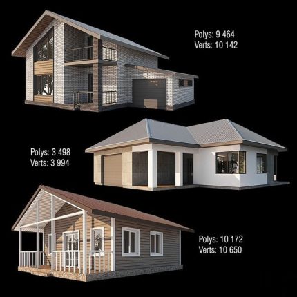 House, cottage street building roof tiles professional sheet 0(3dline.net)
