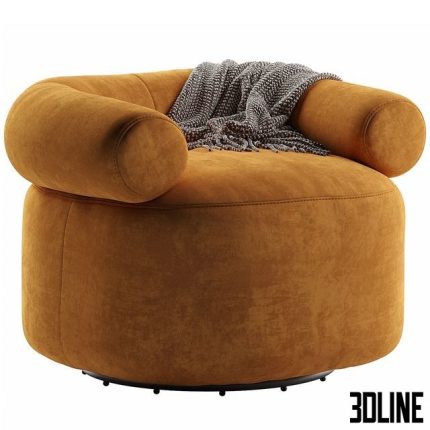 Huggy Swivel Chair 0(3dline.net)