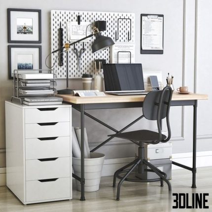 IKEA office workplace 32 0(3dline.net)