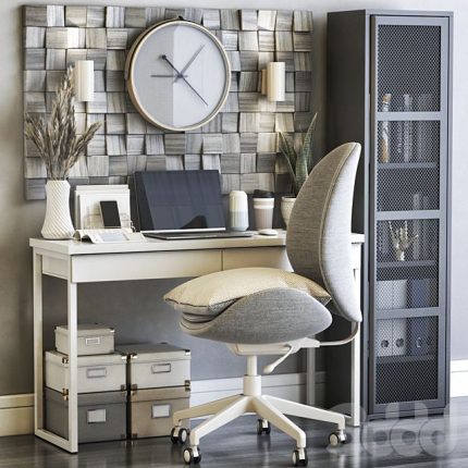 IKEA office workplace 81 0(3dline.net)