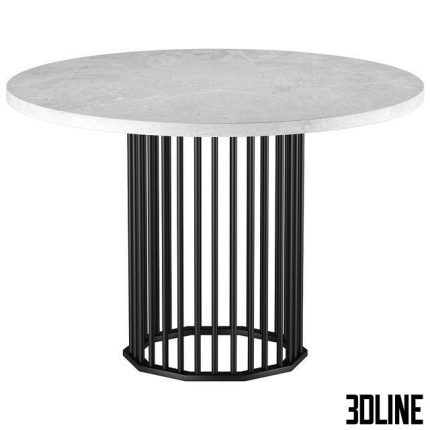 Kitchen table Winter-1 Marble White 0(3dline.net)