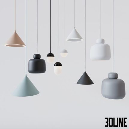 Lighting collection by WOUD 0(3dline.net)