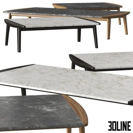 Minotti Fynn Coffee Tables & Outdoor 0(3dline.net)