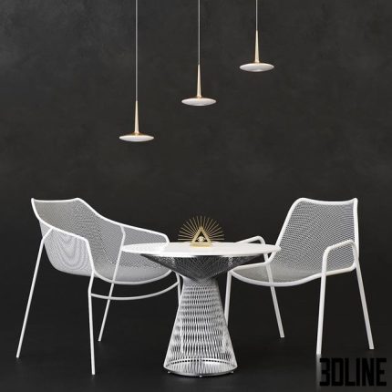 Nabor_07, table, chair 0(3dline.net)