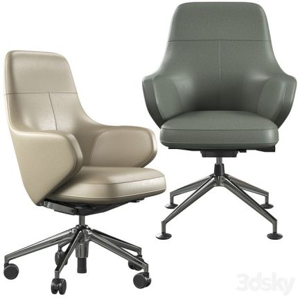 Office chair Vitra Grand Lowback 0(3dline.net)