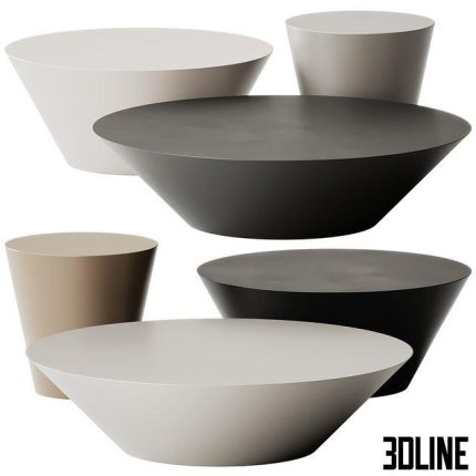 POND Round coffee tables by ACERBIS 0(3dline.net)