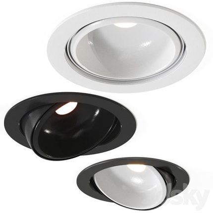 Piu R piano ceiling lamp by Occhio Spot 0