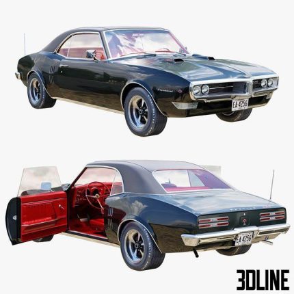 Pontiac firebird 1968 0(3dline.net)