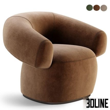 RUFF Armchair by Moroso 0(3dline.net)