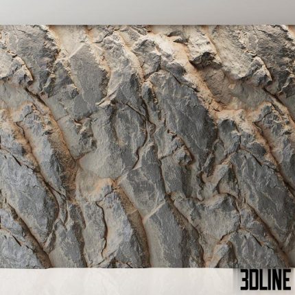Rock cliff wall 63 0(3dline.net)