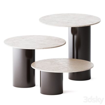 Round Side Tables Petra by Arketipo 0(3dline.net)