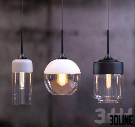 Set chandeliers K & C 0(3dline.net)