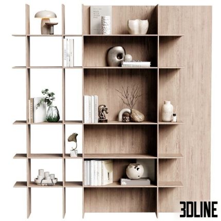 Shelves Decorative – Rack Set 13 0(3dline.net)