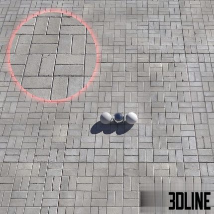 Sidewalk tile_2 0(3dline.net)