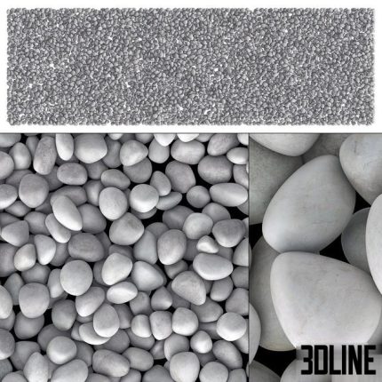 Small decorative gravel # 2 0(3dline.net)