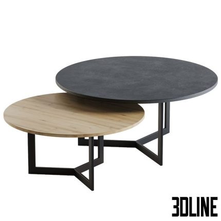 TREKU KABI Wooden coffee table 0(3dline.net)