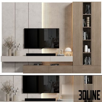TV Wall 118 0(3dline.net)