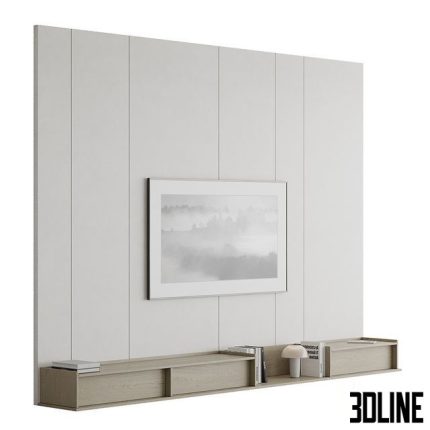 TV wall 006 0(3dline.net)