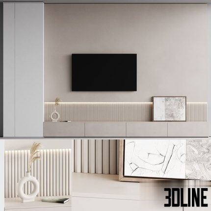 TV wall 02 0(3dline.net)