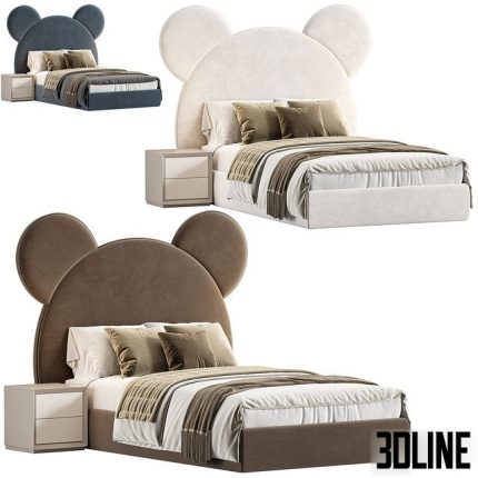 Teddy Children’s bed 0(3dline.net)