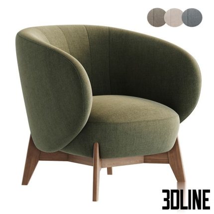 Tilar Armchair 3 color 0(3dline.net)