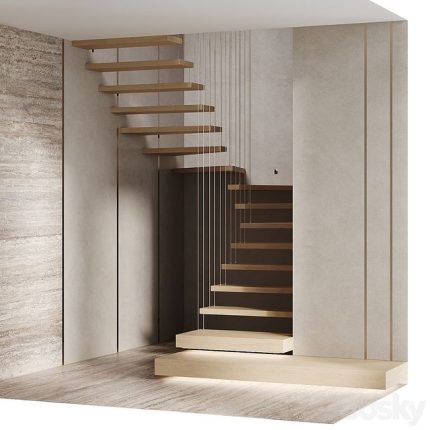 3dline - U-shaped staircase 0