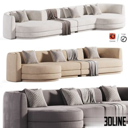 UBE sofa Christophe 0(3dline.net)