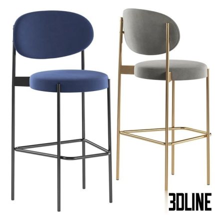 Verpan Series 430 Chair Barstool 0(3dline.net)