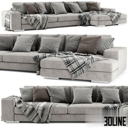 Verzelloni Holden Chaise Longue Sofa 0(3dline.net)