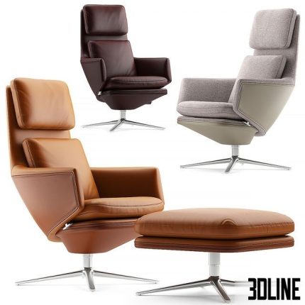 Vitra Grand Relax armchair 0(3dline.net)
