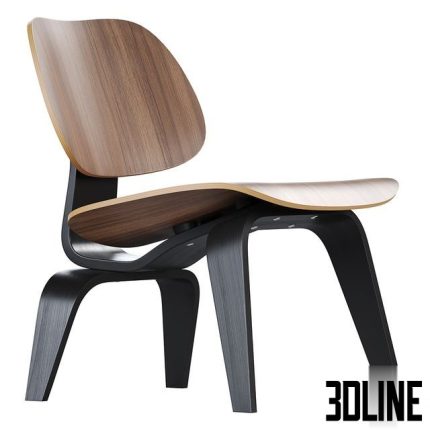 Vitra Plywood Lounge Chair Wood (LCW) 0(3dline.net)