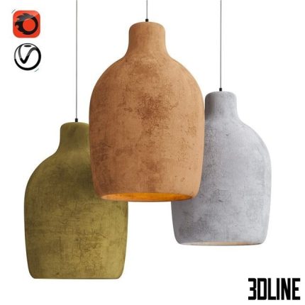 Wabi-sabi pendant lamp 0(3dline.net)