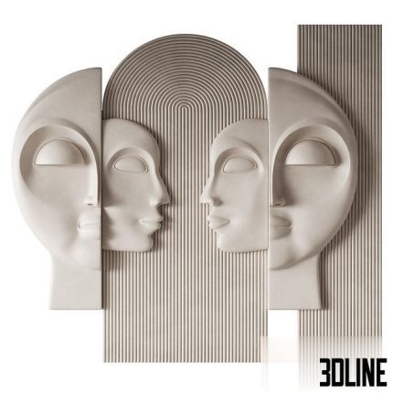 Wall 3D panel Faces v2 0(3dline.net)