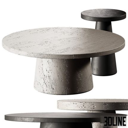 Willy Resin Coffee Table Crate Barrel 0(3dline.net)