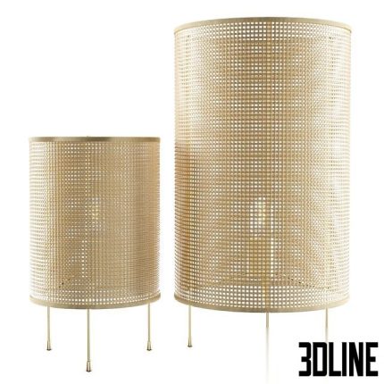 Zara Home Rattan Lamp 0(3dline.net)