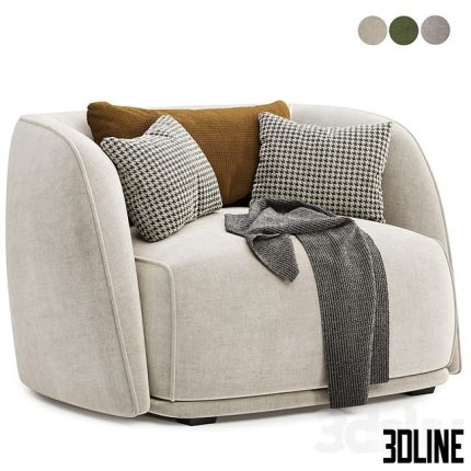 troy arm chair 0(3dline.net)