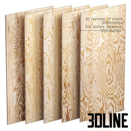 A Set Of Sheets Of Plywood V2. 5 Items 0(3dline.net)