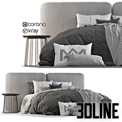 Adairs Bed 2 0(3dline.net)