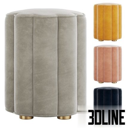 Adriana Pouf Soho Home 4 colors 0(3dline.net)