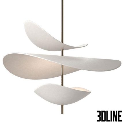 Antigone pendant chandelier by Elsa Foulon 0(3dline.net)