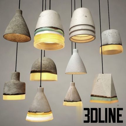 Art Concrete Pendant Collection 0(3dline.net)