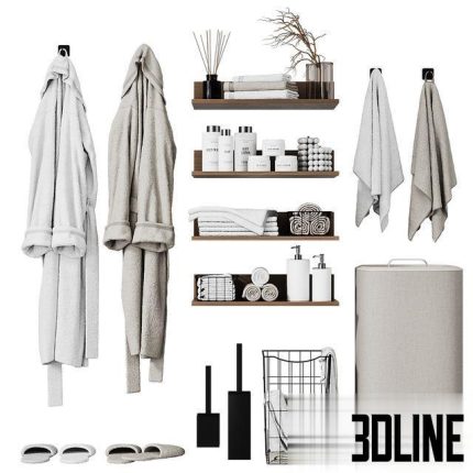 Bathroom decor 024 0(3dline.net)