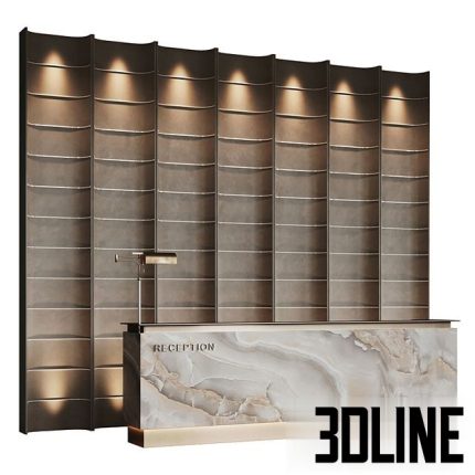 Beige Marble Hotel Reception 0(3dline.net)