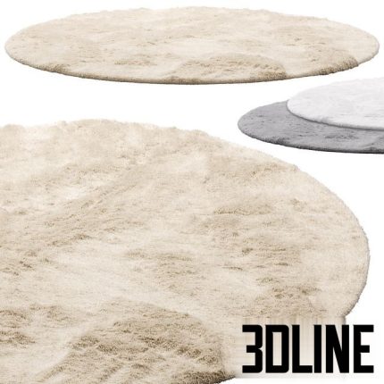 Benuta Dave Round Fur Rug 0(3dline.net)