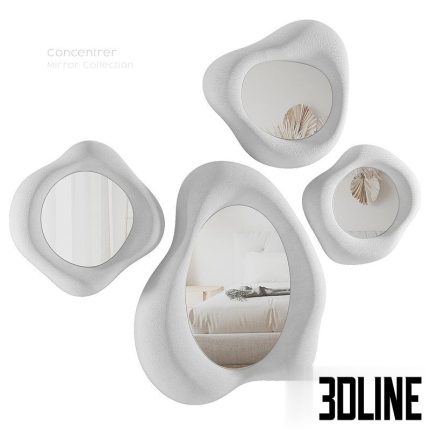 Black Rooster Decor - Concentrer Mirror Collection 0(3dline.net)